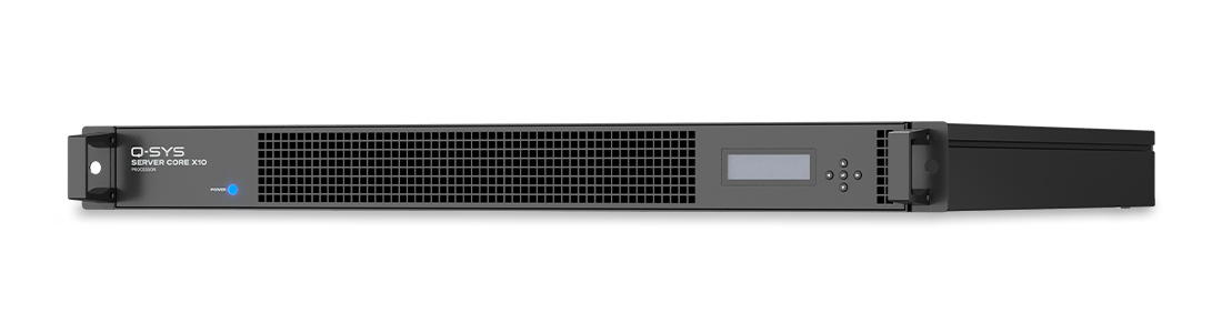 Linke Winkelansicht des Core X10