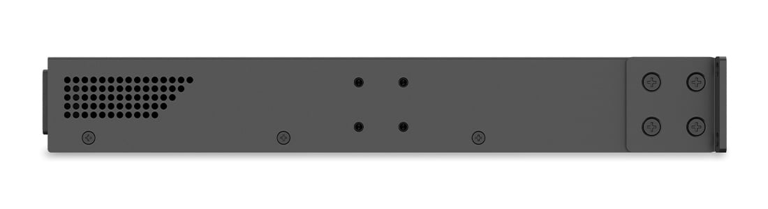 Linke Ansicht des Q-SYS Core 24f