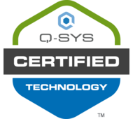 Q-SYS Certified Technology Logo