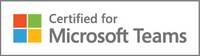Logo Zertifiziert für Microsoft Teams