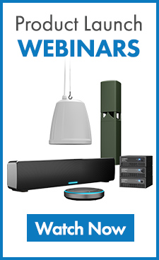 Image text: product launch webinars, watch now