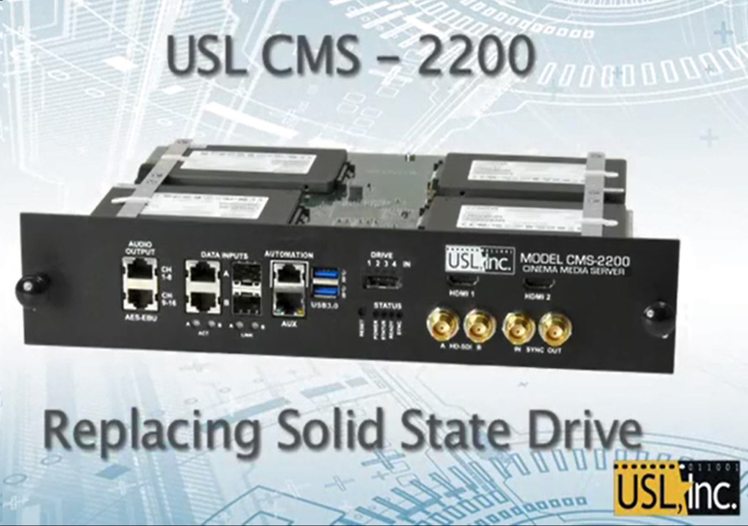 video thumbnail for CMS-2200 Drive Replacement