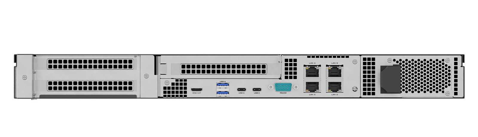 Rückansicht des Q-SYS Core X10