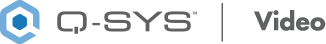 Q-SYS video logo