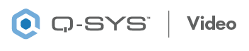 Q-SYS Video logo