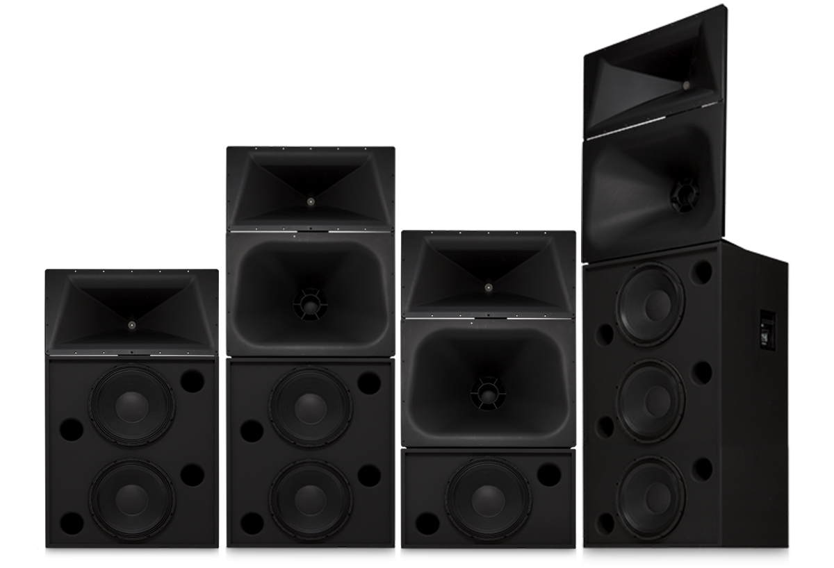 Group shot of the SC Series family of loudspeakers