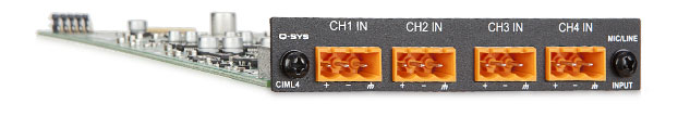 Abbildung der analogen CIML4 Mic/Line-Eingangskarte