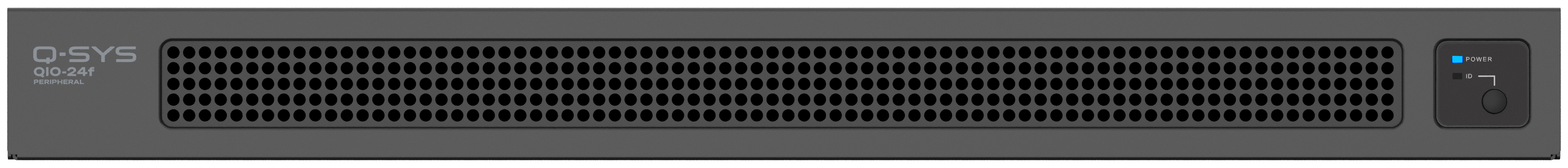 Q-SYS QIO-24f Vorderseite