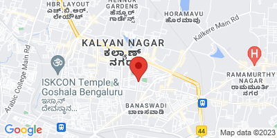 #436, 9. main, HRBR-Layout 1. Block, Kalyan Navigator, Bengaluru, Karnataka, 560043