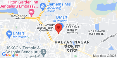 Ground Floor, 102/2 Hennur Cross, Kalyanagar Post, Bengaluru, Karnataka, 560043
